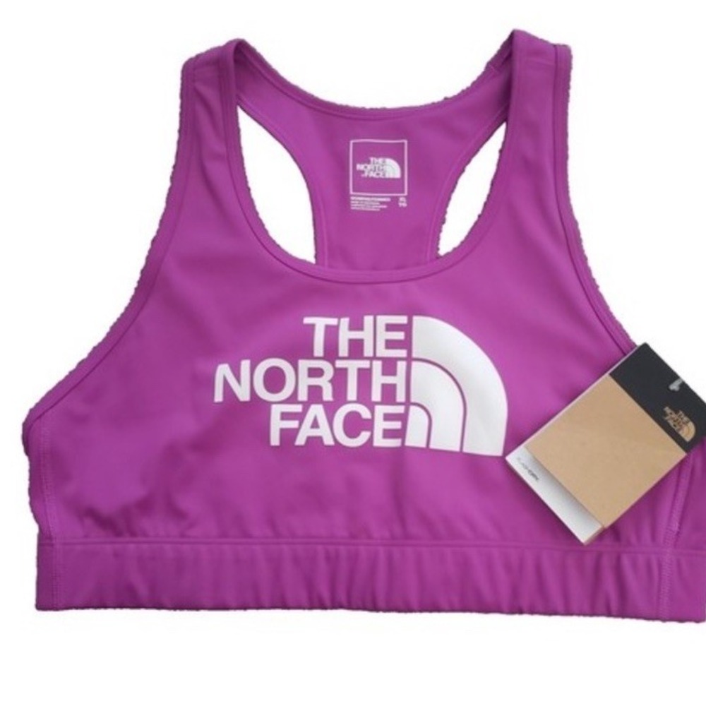 NWT THE NORTH FACE Women's Elevation Bra, Flash Dry Purple Size 2xl